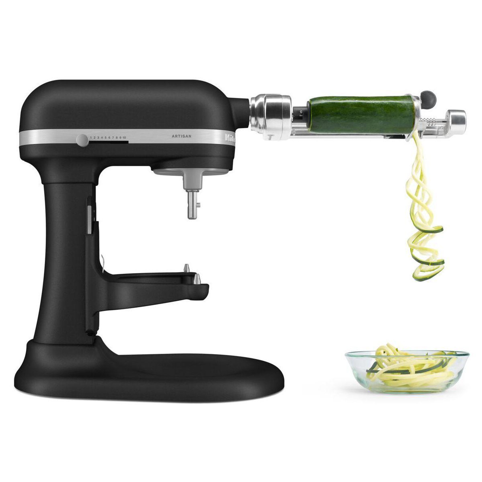 Voir la diapositive 4 : KitchenAid Robot pâtissier 5ksm70shxebk truffe noire