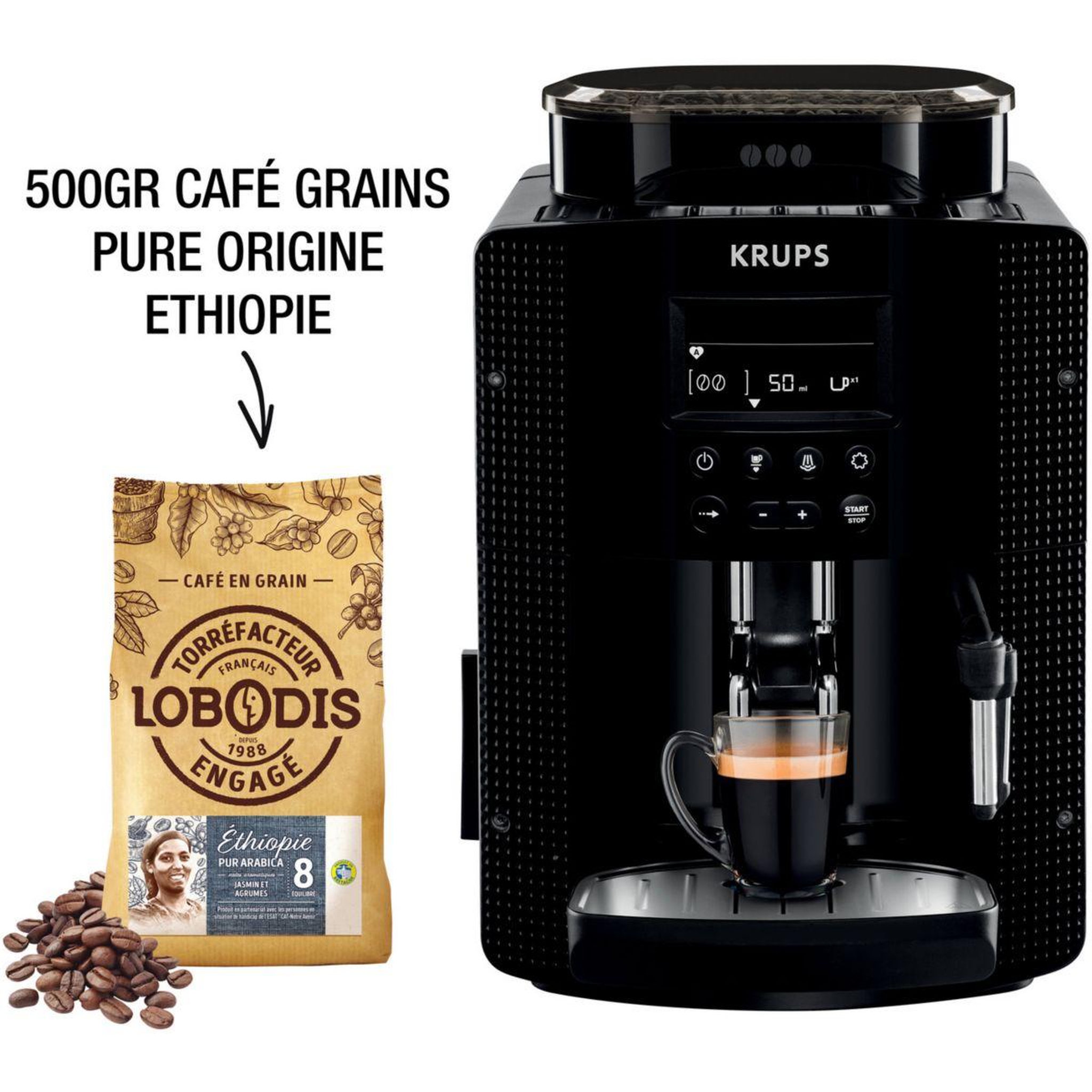 KRUPS Expresso broyeur yy5569fd