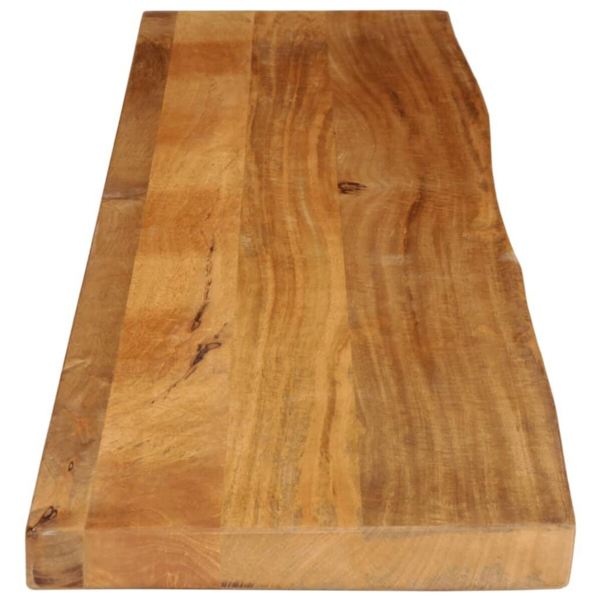 VIDAXL Dessus de table a bord vivant 160x40x2,5cm bois massif manguier