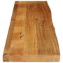 Voir la diapositive 4 : VIDAXL Dessus de table a bord vivant 160x40x2,5cm bois massif manguier