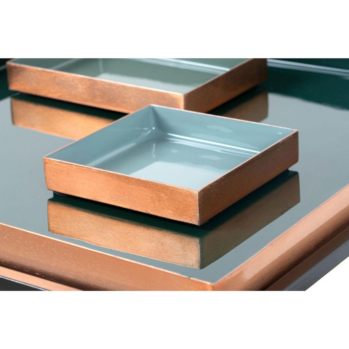 Paris Prix Table d'Appoint Design  Famosa  40cm Vert Foncé