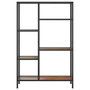 Voir la diapositive 3 : VIDAXL Etagere a livres 80x30x120 cm Acier et bois d'ingenierie