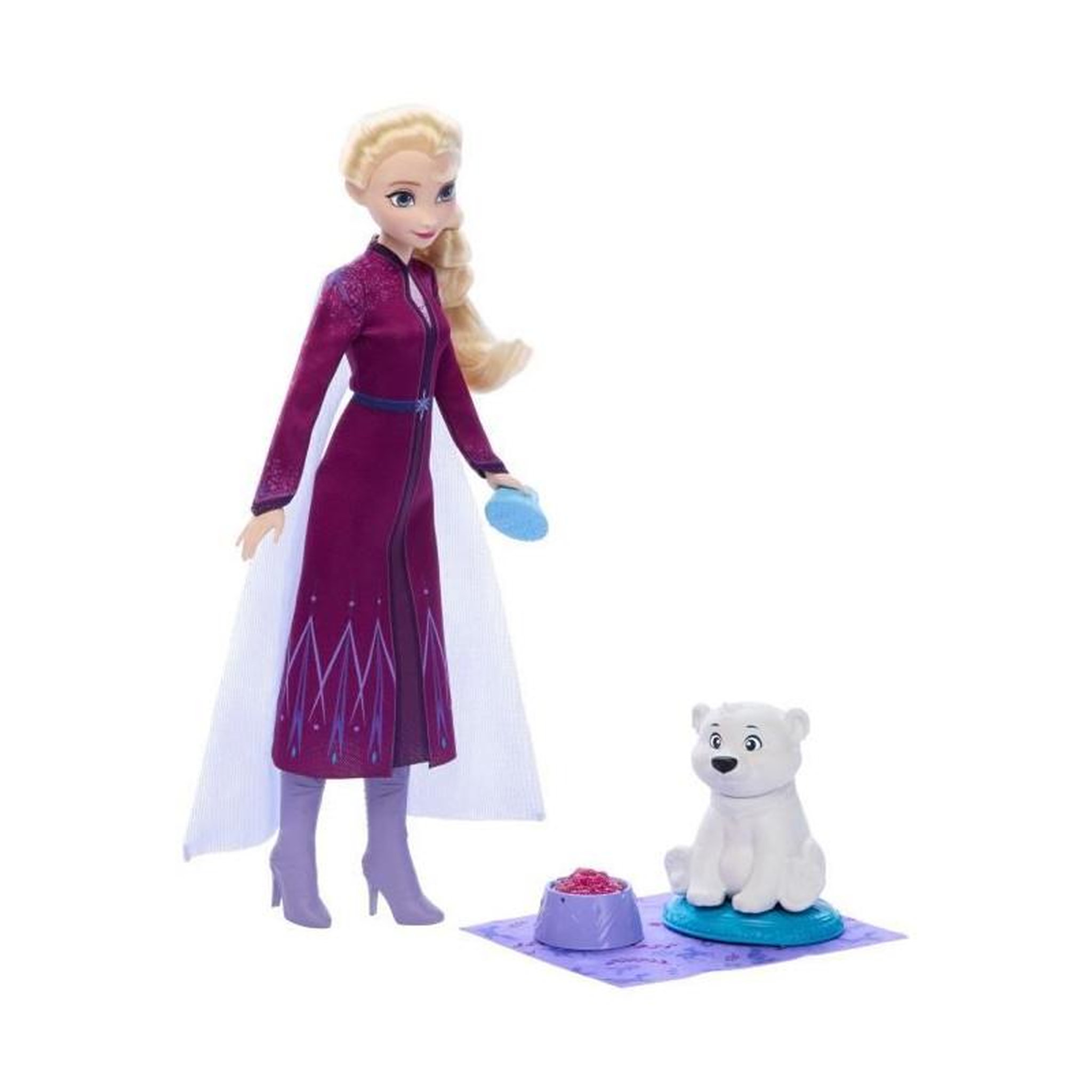 Voir la diapositive 2 : DISNEY FROZEN Disney La Reine des Neiges - Coffret Elsa et l'Ourson - 4 accessoires - Disney Frozen - JFG16