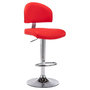Voir la diapositive 1 : VIDAXL Tabouret de bar Rouge Similicuir