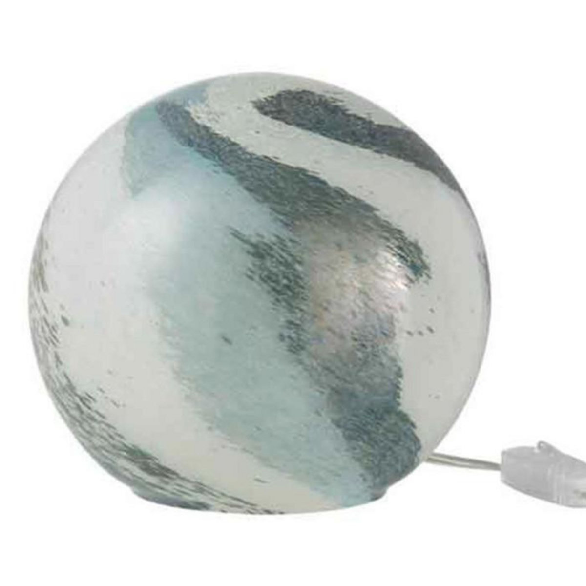 Paris Prix Lampe à Poser Ronde  Dany  19cm Bleu Vert