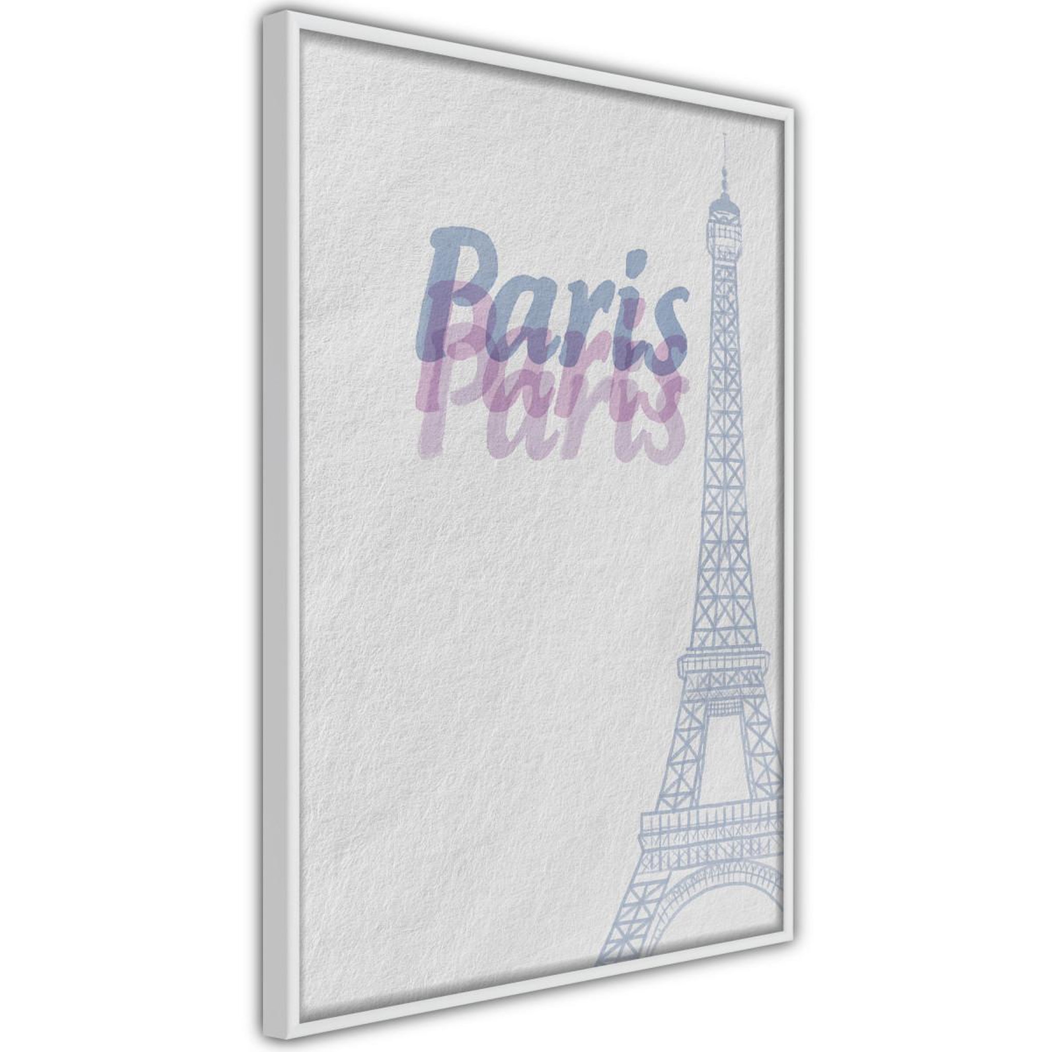 Paris Prix Affiche Murale Encadrée  Pastel Paris