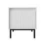 Voir la diapositive 3 : BEST MOBILIER Girona - table de chevet - blanc - 45 cm