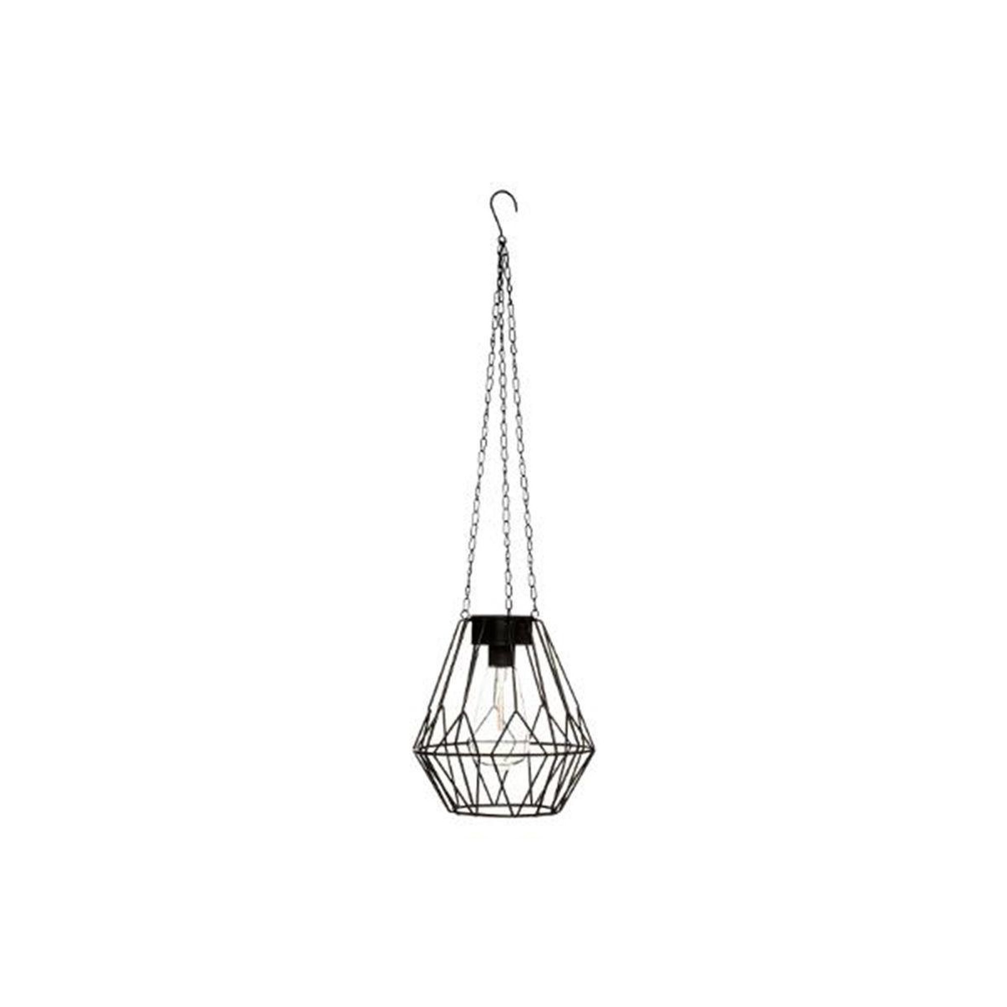 ATMOSPHERA Lampe Suspension Solaire  Flave  20cm Noir