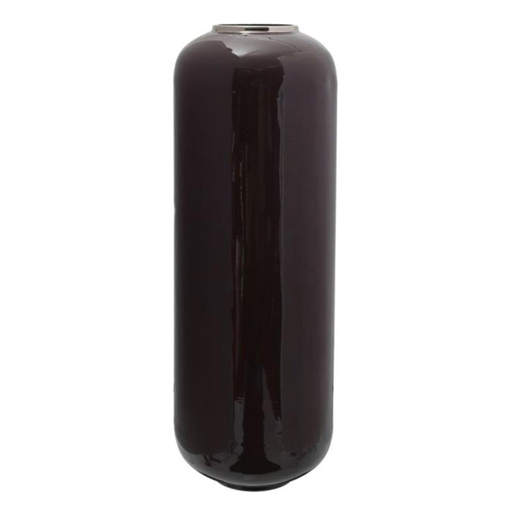 Paris Prix Vase design  touna  69cm violet & argent