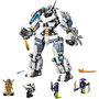 Voir la diapositive 2 : LEGO NINJAGO 71738 Le Robot de Combat Titan de Zane, Jouet de Construction Ninja, Figurines