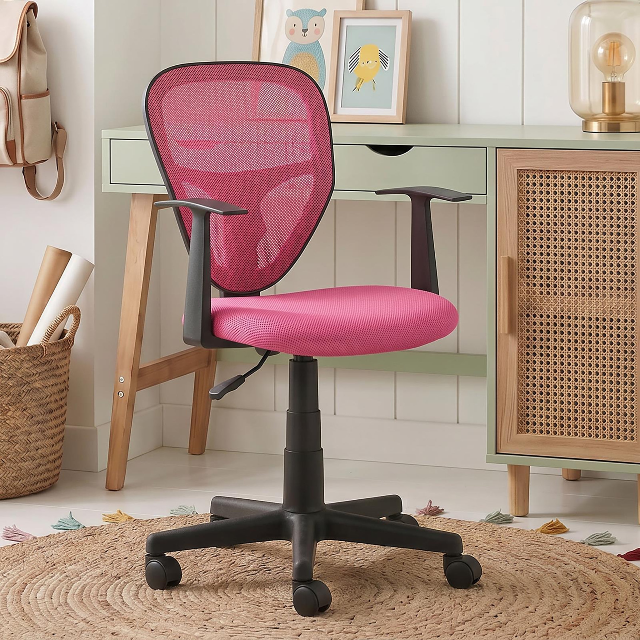Voir la diapositive 2 : IDIMEX Chaise de bureau pour enfant STUDIO