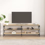 Voir la diapositive 3 : VIDAXL Meuble TV chene sonoma 160x30x50 cm bois d'ingenierie