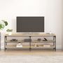 Voir la diapositive 3 : VIDAXL Meuble TV chene sonoma 160x30x50 cm bois d'ingenierie