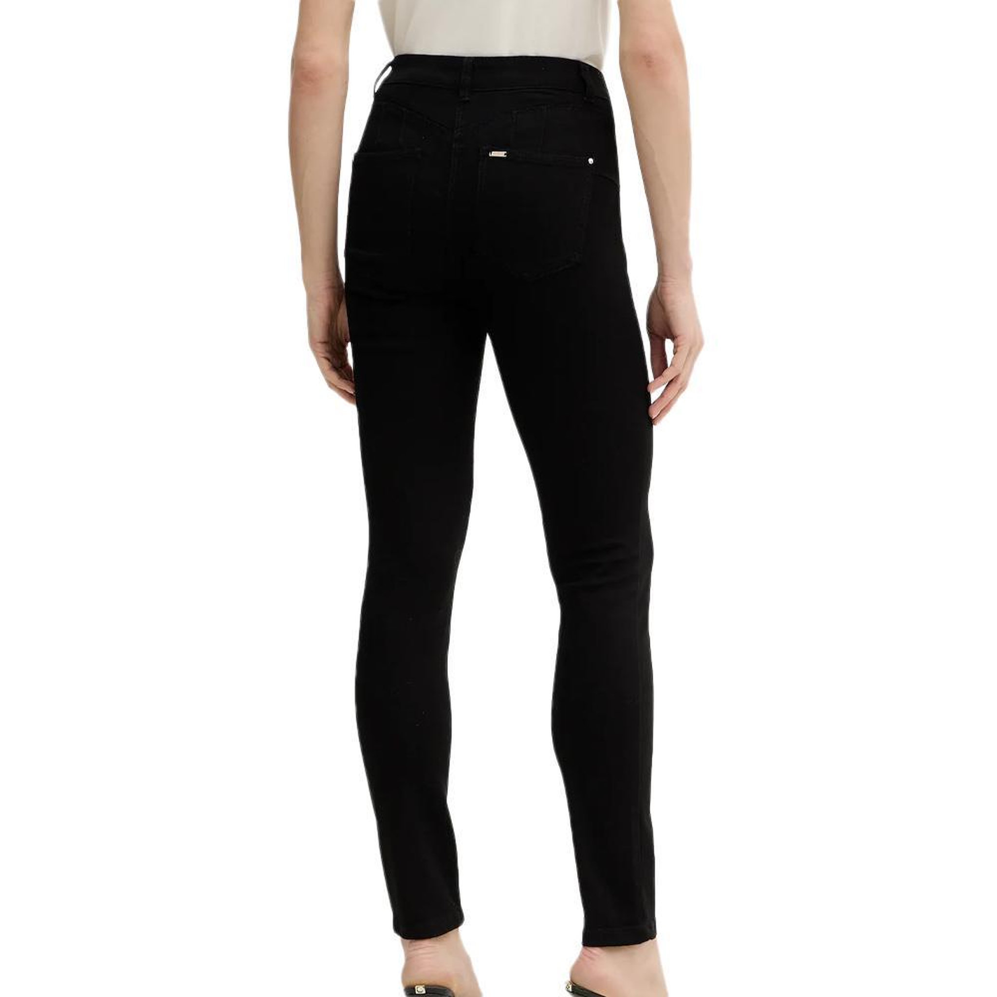 Voir la diapositive 2 : MORGAN Jean Skinny Noir Morgan Femme PARDAM2