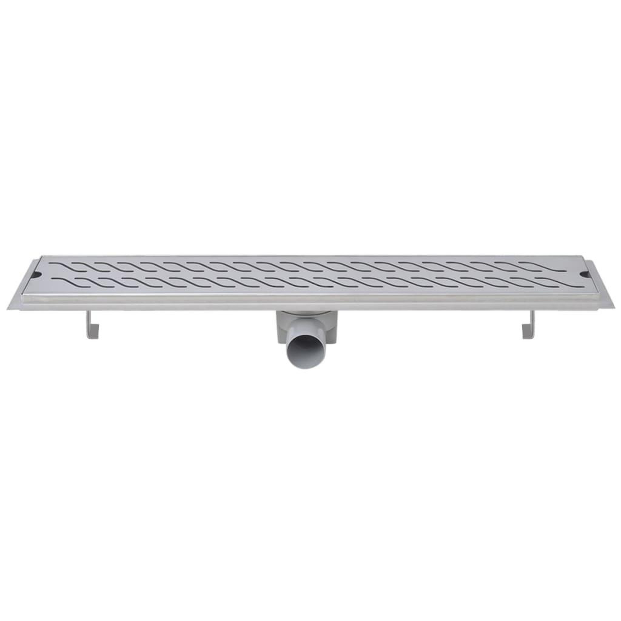 Voir la diapositive 5 : VIDAXL Drain de douche lineaire 2 pcs Vague 730x140mm Acier inoxydable