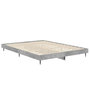 Voir la diapositive 5 : VIDAXL Cadre de lit sans matelas gris beton 135x190 cm