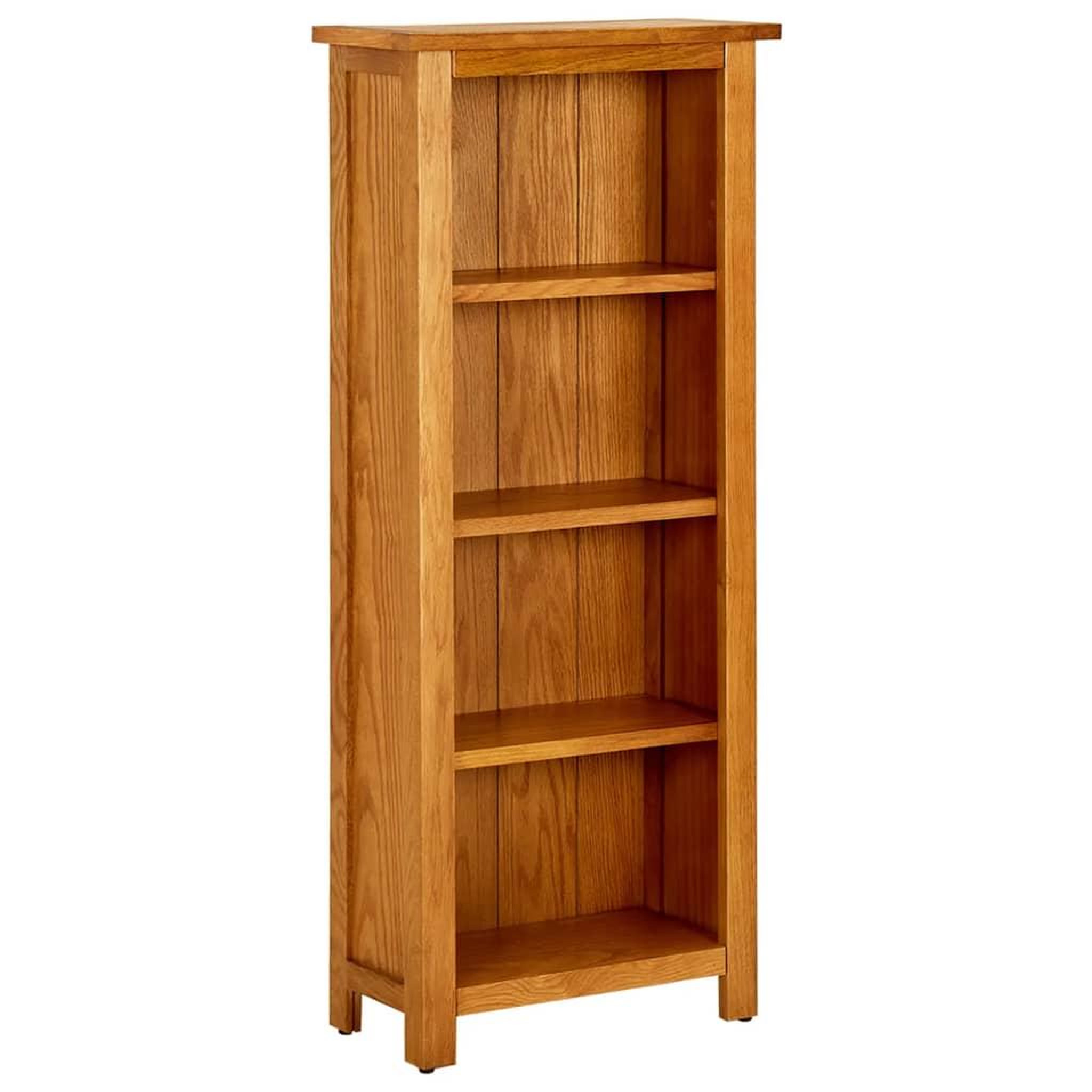 VIDAXL Bibliotheque a 4 niveaux 45x22x110 cm Bois de chene massif
