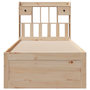 Voir la diapositive 4 : VIDAXL Lit bibliotheque sans matelas 75x190 cm bois de pin massif