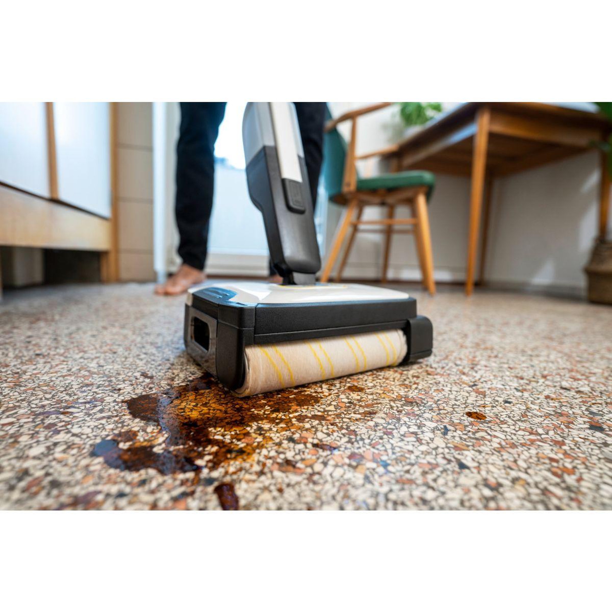 Voir la diapositive 4 : KARCHER Rouleau microfibre rouleau microfibre rechange nettoyeur sol fc2 fc4