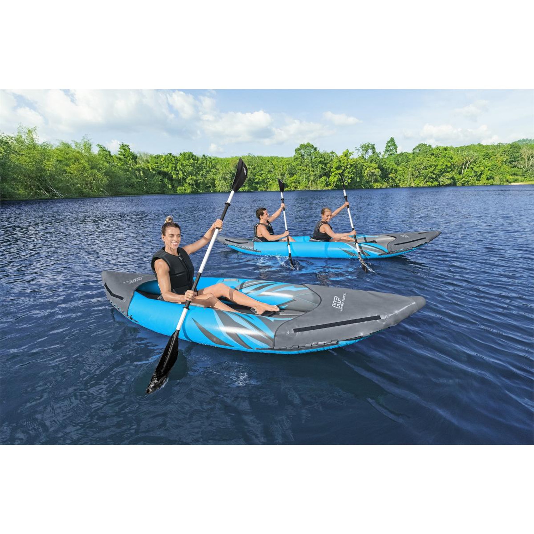 Voir la diapositive 2 : BESTWAY Kayak gonflable pour une personne surge elite 3,05 m - 65143