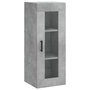 Voir la diapositive 2 : VIDAXL Armoire murale gris beton 34,5x34x90 cm