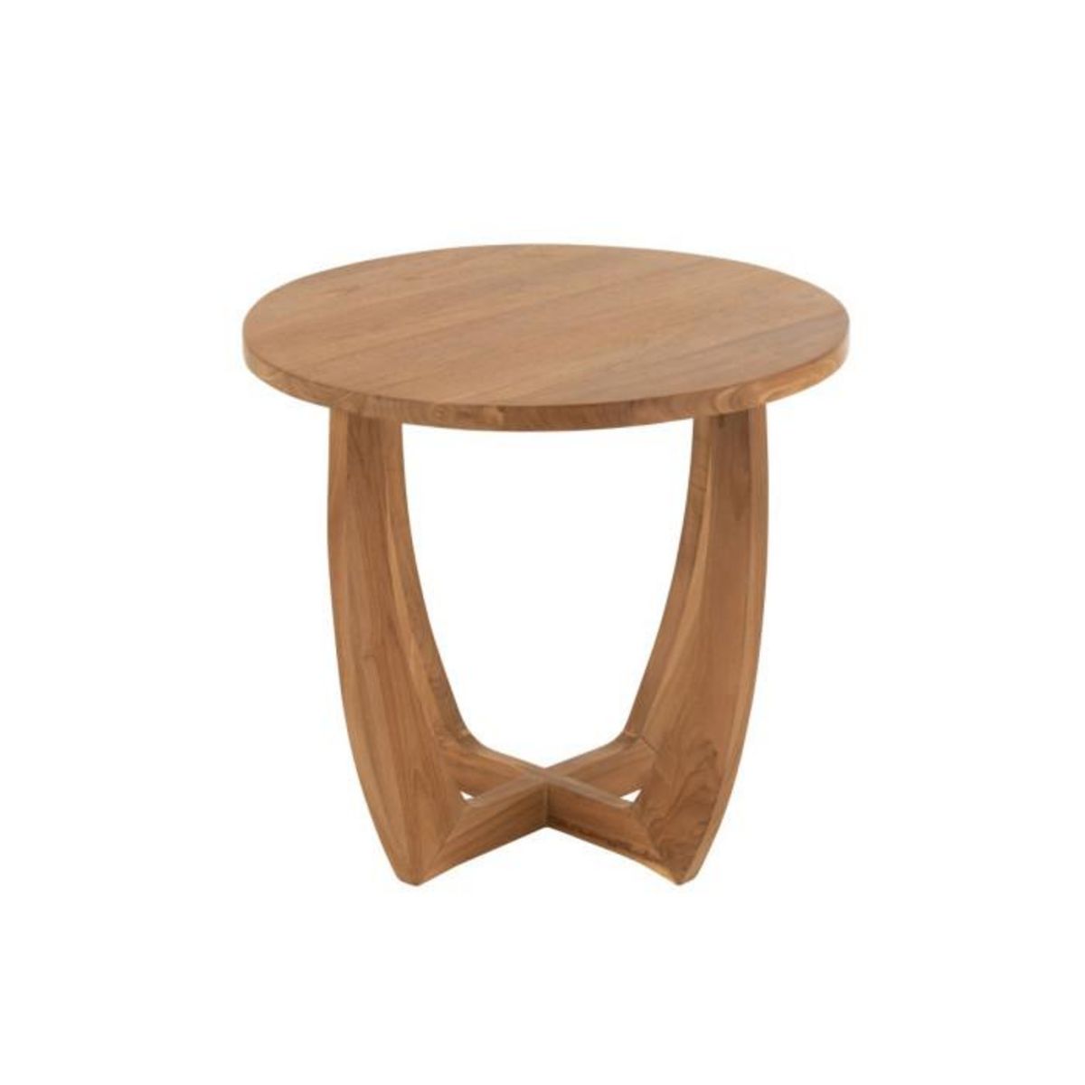 Paris Prix Table d'Appoint en Teck  Bruni  60cm Naturel