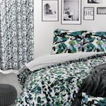 Les Ateliers du Linge H/rideau oeillet sanae. Coloris disponibles : Blanc, Vert