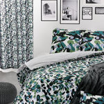 Les Ateliers du Linge Rideau oeillet sanae. Coloris disponibles : Blanc, Vert