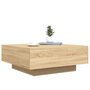 Voir la diapositive 4 : VIDAXL Table basse chene sonoma 80x80x31 cm bois d'ingenierie