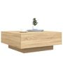 Voir la diapositive 4 : VIDAXL Table basse chene sonoma 80x80x31 cm bois d'ingenierie