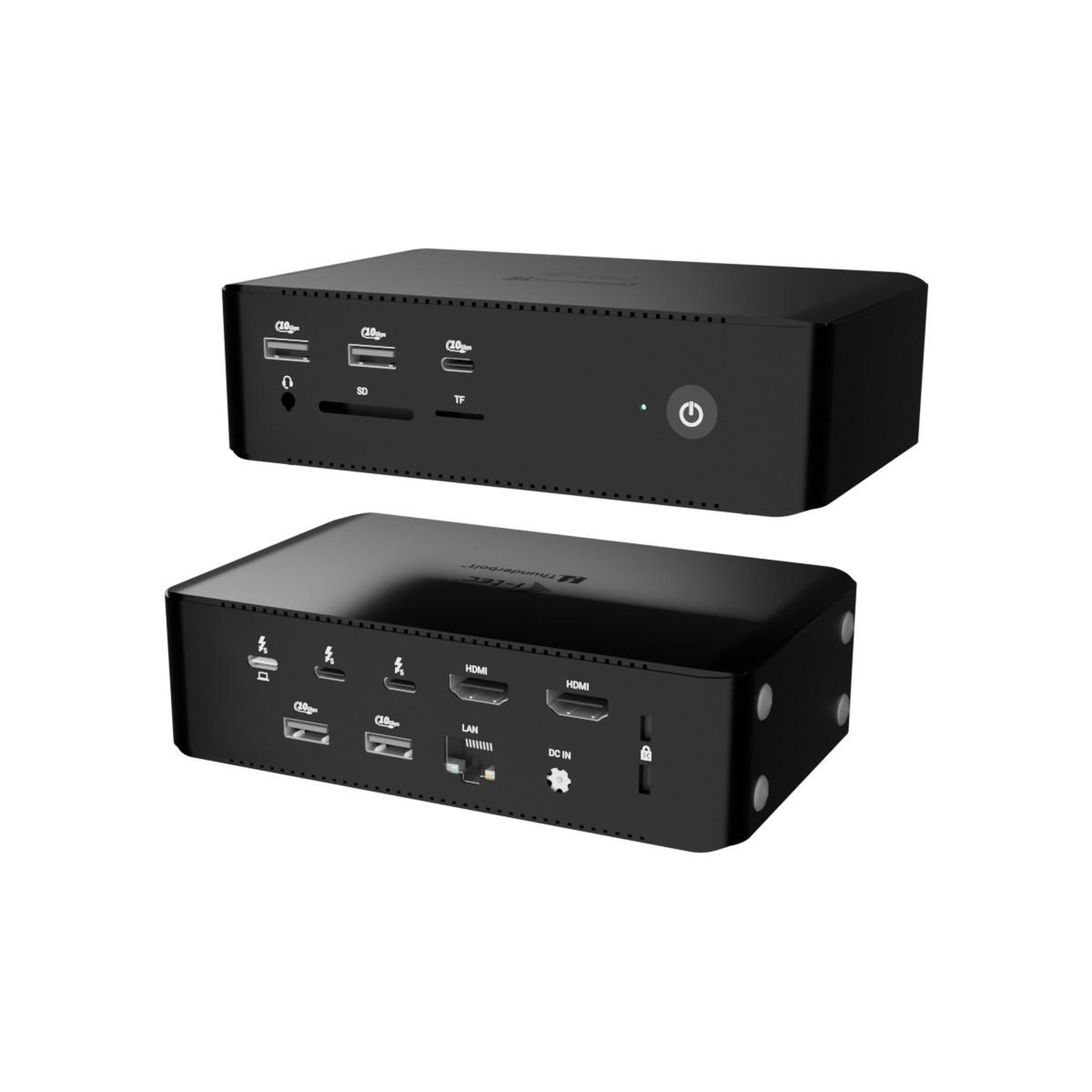 I-TEC I-tec thunderbolt5 quattro display docking station, 5x usb, 2.5 glan + power delivery 140w