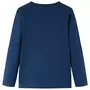 VIDAXL T-shirt enfants a manches longues bleu marine 140