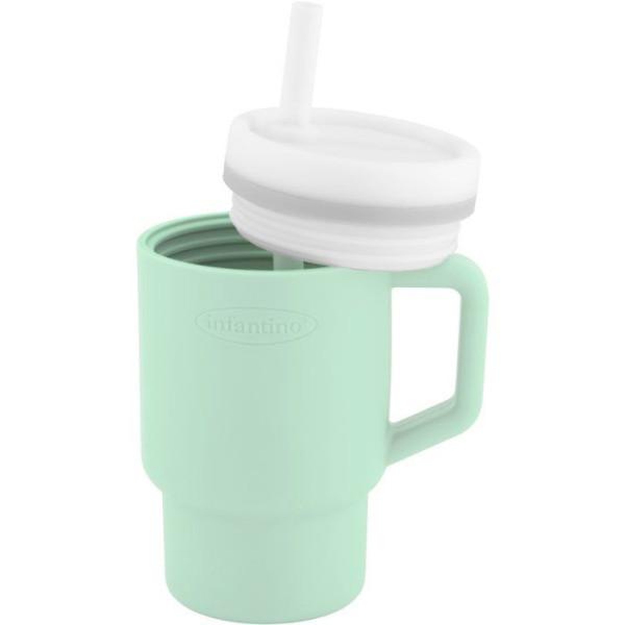 Voir la diapositive 2 : INFANTINO Ma premiere tasse silicone - infantino - 255 ml - cool mint