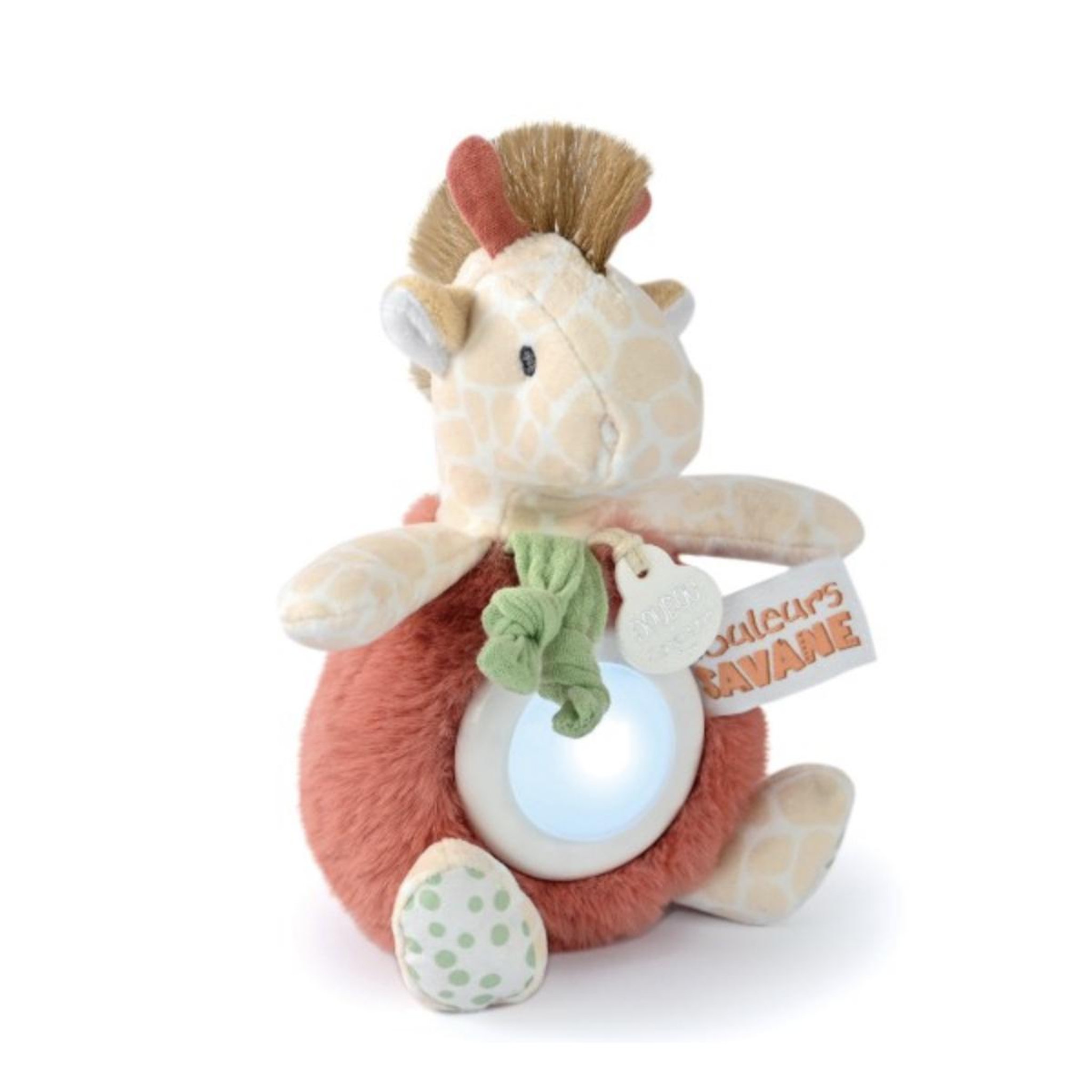 Voir la diapositive 2 : DOUDOU ET COMPAGNIE Peluche doudou veilleuse girafe