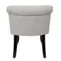 Voir la diapositive 4 : Paris Prix Fauteuil en Tissu Design  Eleonor  68cm Gris & Noir