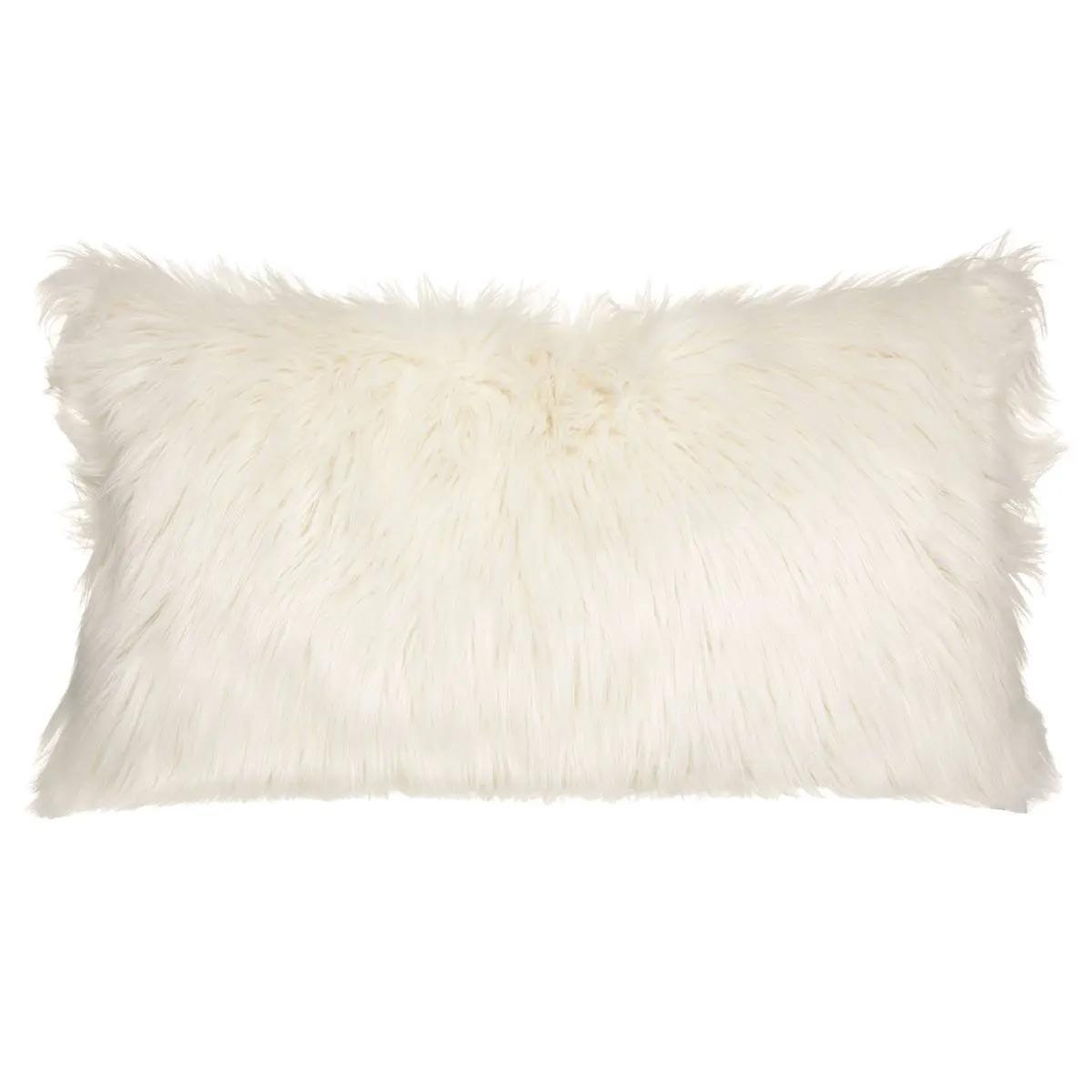 ATMOSPHERA Coussin imitation fourrure  oslo  35x75cm ivoire