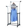 Voir la diapositive 3 : V-Part V-Part Porte-vetements Hauteur reglable 4 roues Double