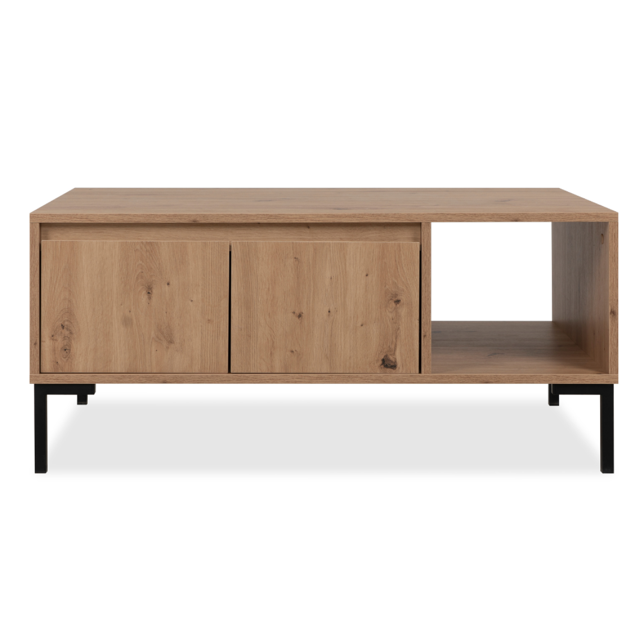 CONCEPT USINE Table basse en bois avec rangements navi