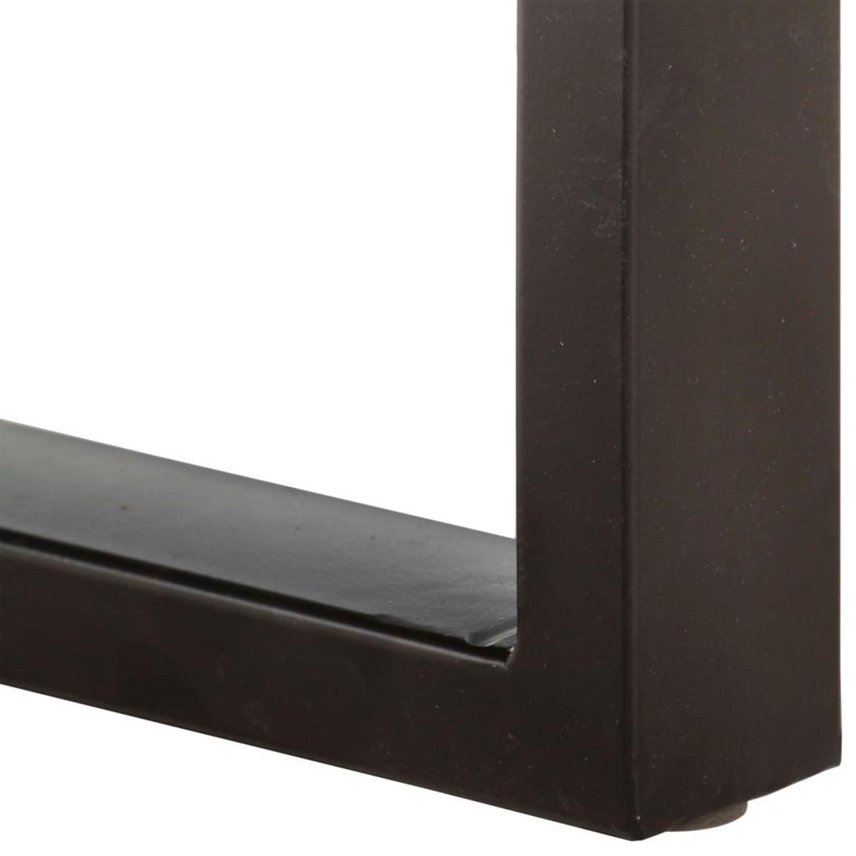 VIDAXL Banc 110 cm Bois de recuperation solide et acier