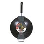 Voir la diapositive 4 : Paris Prix Wok en Inox  Tous Feux  33cm Noir