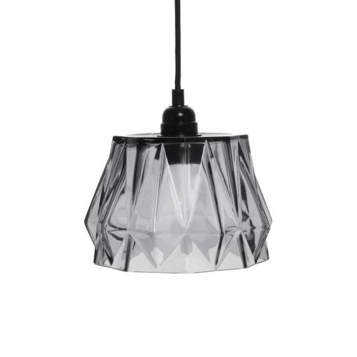 Paris Prix Lampe Suspension en Verre  Aurea  19cm Gris