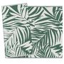 Voir la diapositive 6 : OUTSUNNY Tapis extérieur motif feuilles - tapis réversible - dim. 2,43L x 1,52l m, ép. 3 mm - PP haute densité 310 g/m² vert blanc