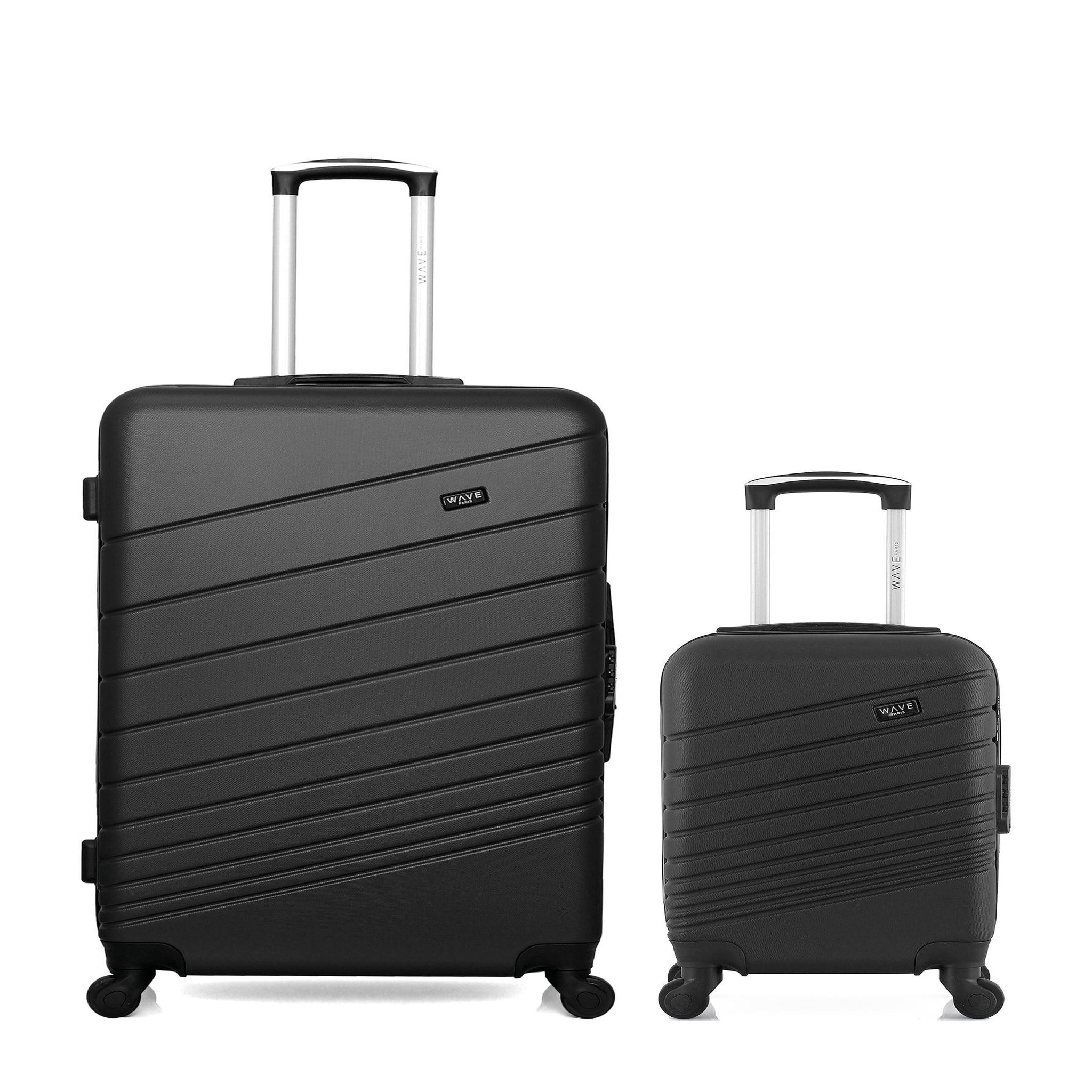 WAVE PARIS Lot de 2 - valises grand format et cabine xxs tigre