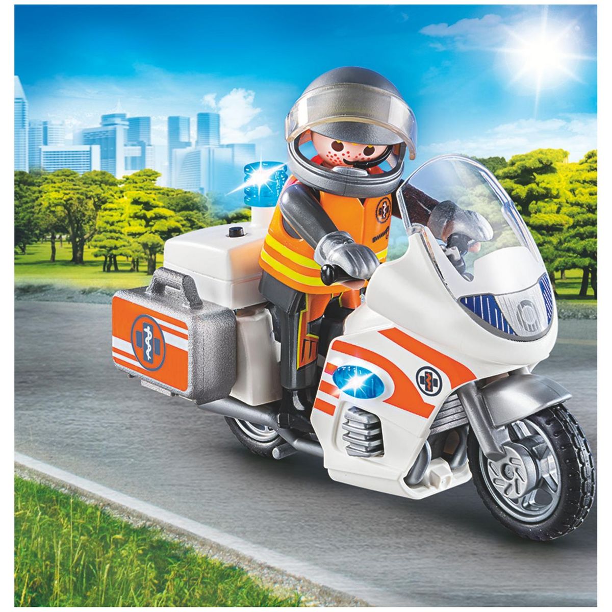 PLAYMOBIL 70051 - City Life - Urgentiste et moto