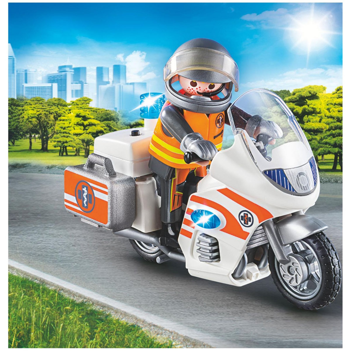 PLAYMOBIL 70051 - City Life - Urgentiste et moto