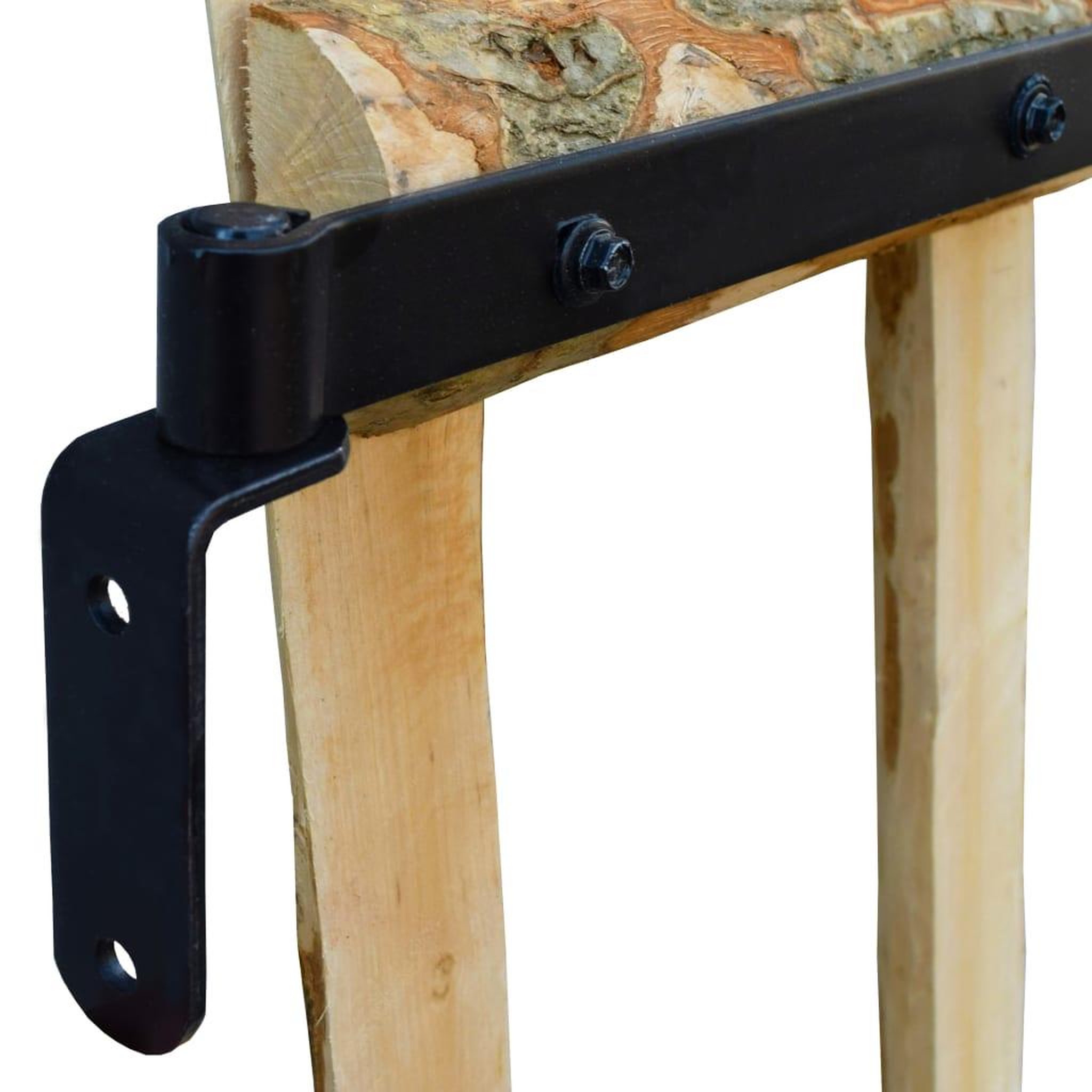 Voir la diapositive 4 : VIDAXL Portillon simple de cloture Bois de noisetier 100x60 cm