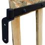 Voir la diapositive 4 : VIDAXL Portillon simple de cloture Bois de noisetier 100x60 cm