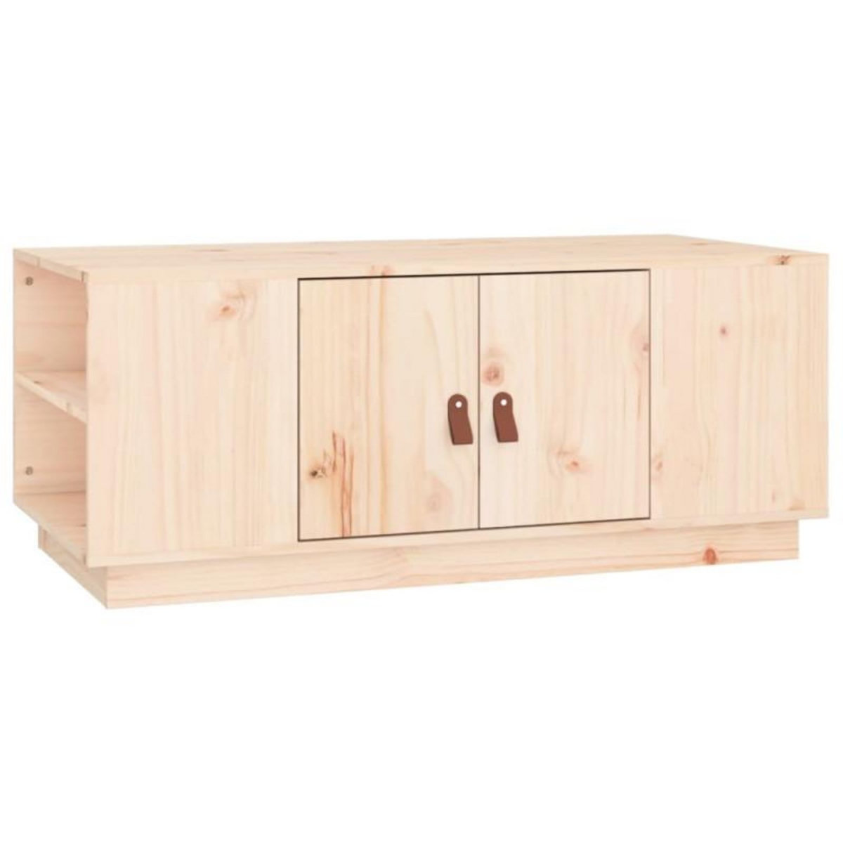VIDAXL Table basse 100x50x41 cm Bois massif de pin
