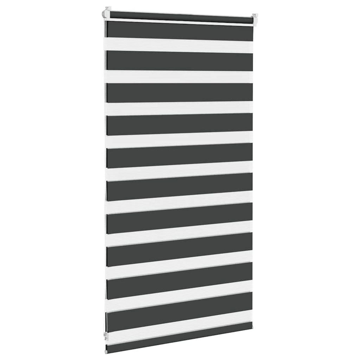 VIDAXL Store zebre noir 80x100 cm largeur du tissu 75,9 cm polyester