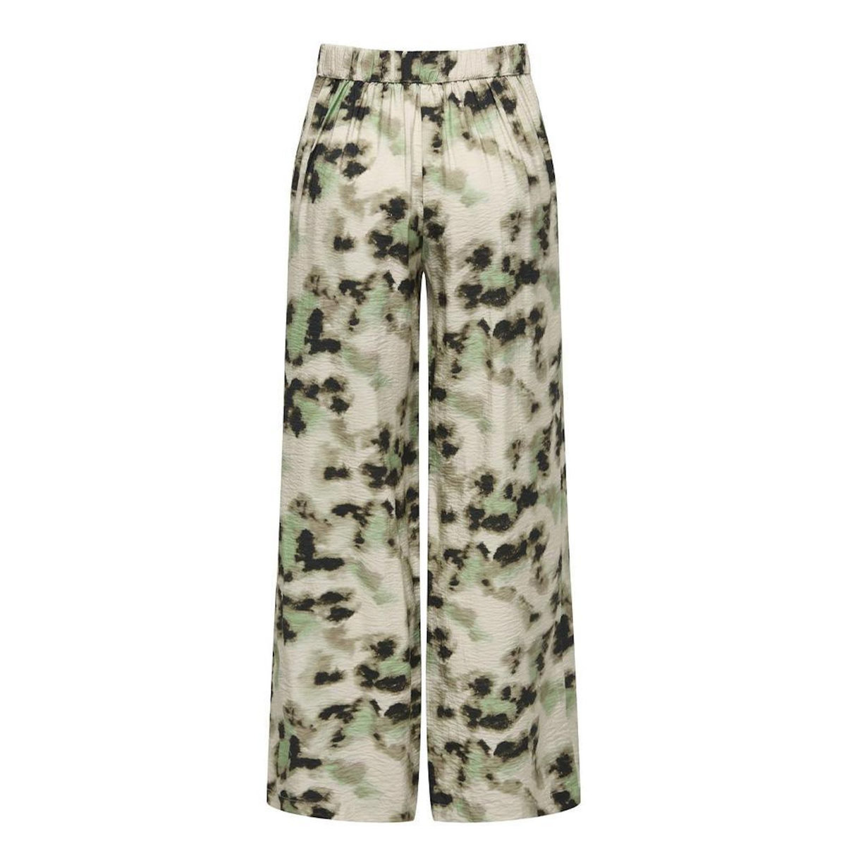 JACQUELINE DE YONG Pantalon fluide Beige/Vert/Noir Femme JDY Millie